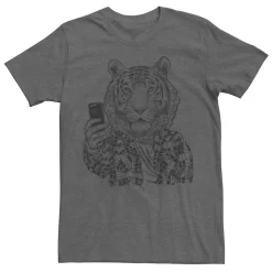 Men's Tiger Sketched Selfie Tee