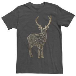 Men's Sun Deer Tree Grain Fill Tee