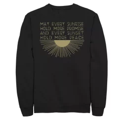 Men's Sunrise Sunset Motivational Fleece