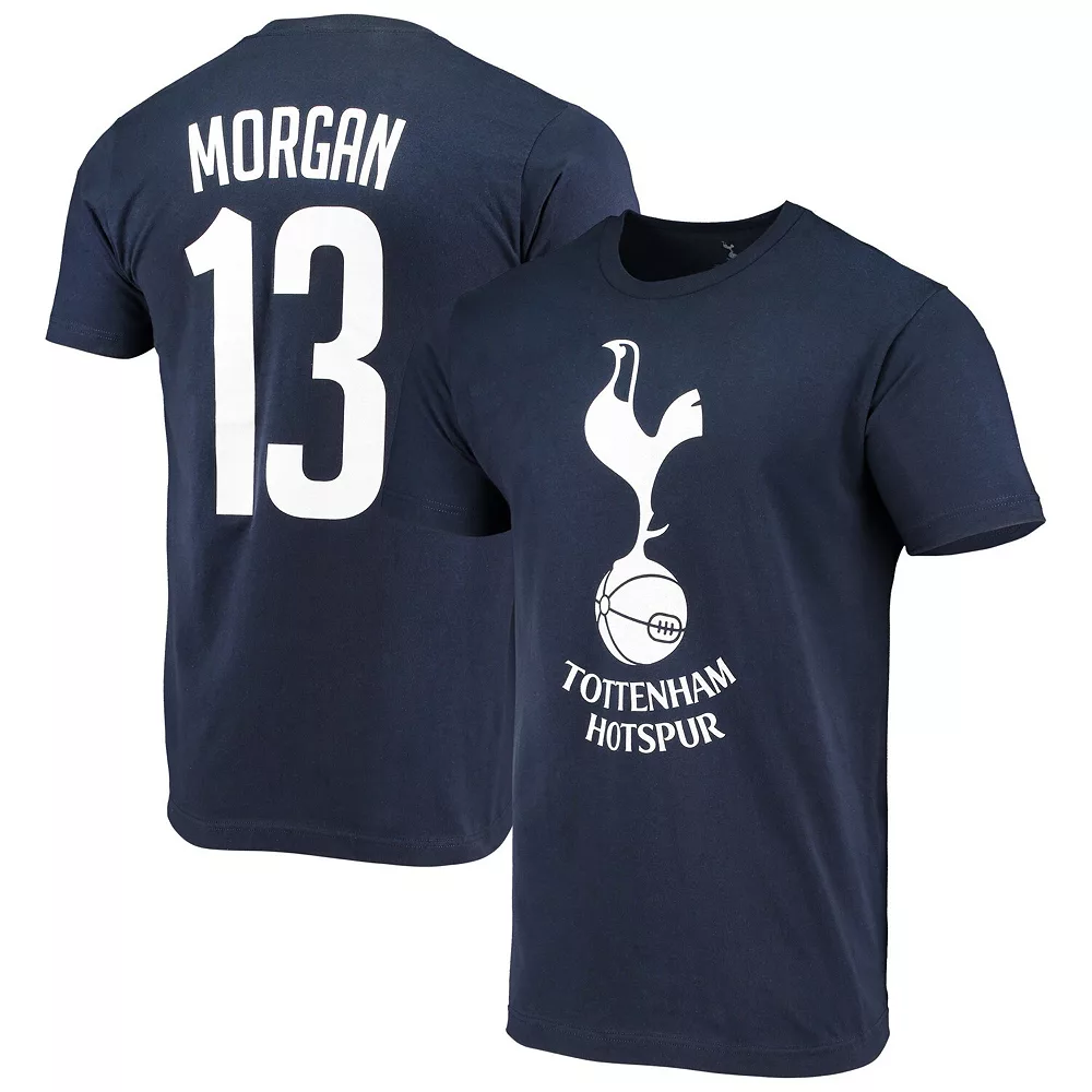 Men's Alex Morgan Navy Tottenham Hotspur Name & Number T-Shirt - Image 2
