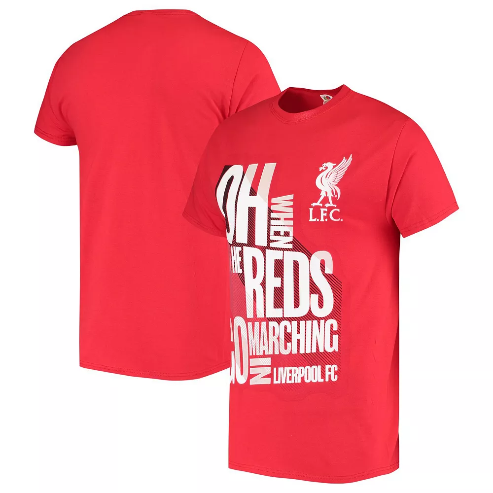 Men's Red Liverpool Marching T-Shirt