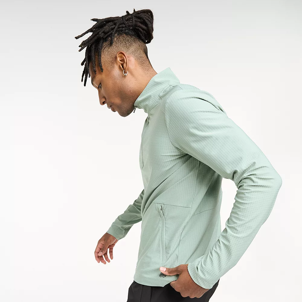 Mens FLX Textured Performance Pullover