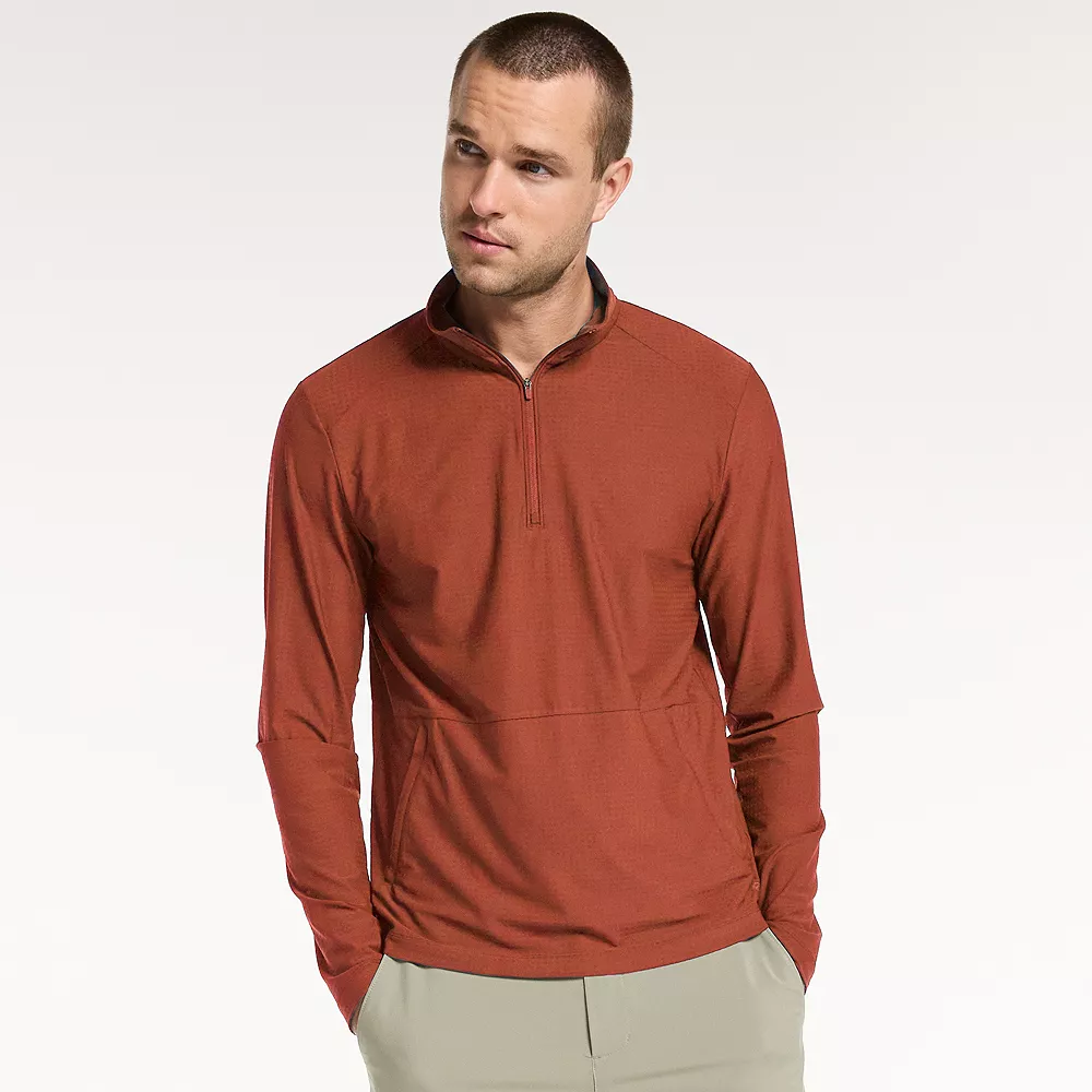Mens FLX Textured Performance Pullover - Image 4